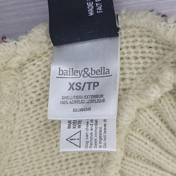 Bailey and Bella pet sweater size XS - Picture 6 of 8